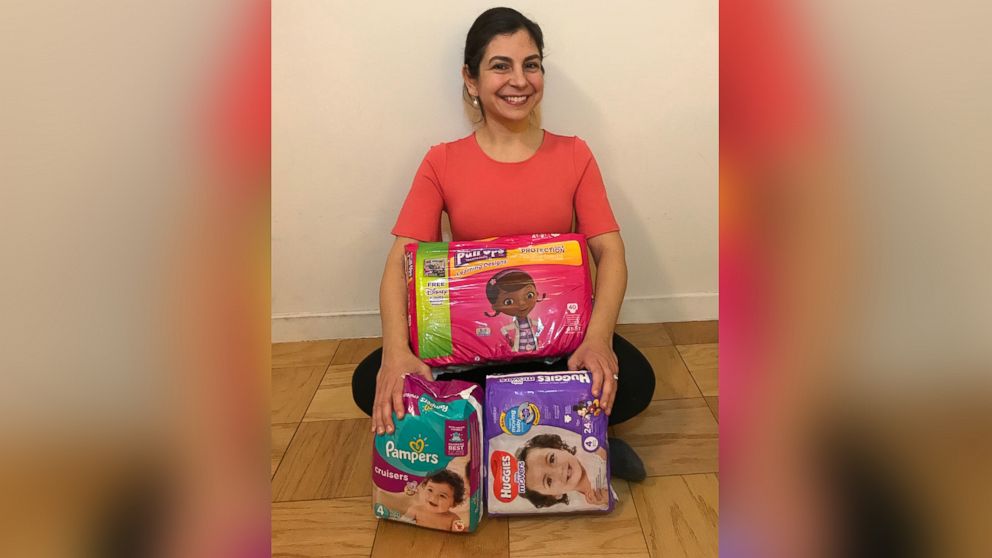 When Audrey Symes discovered families needed diapers, she collected 20,000 from her neighbor using her stroller to collect.   