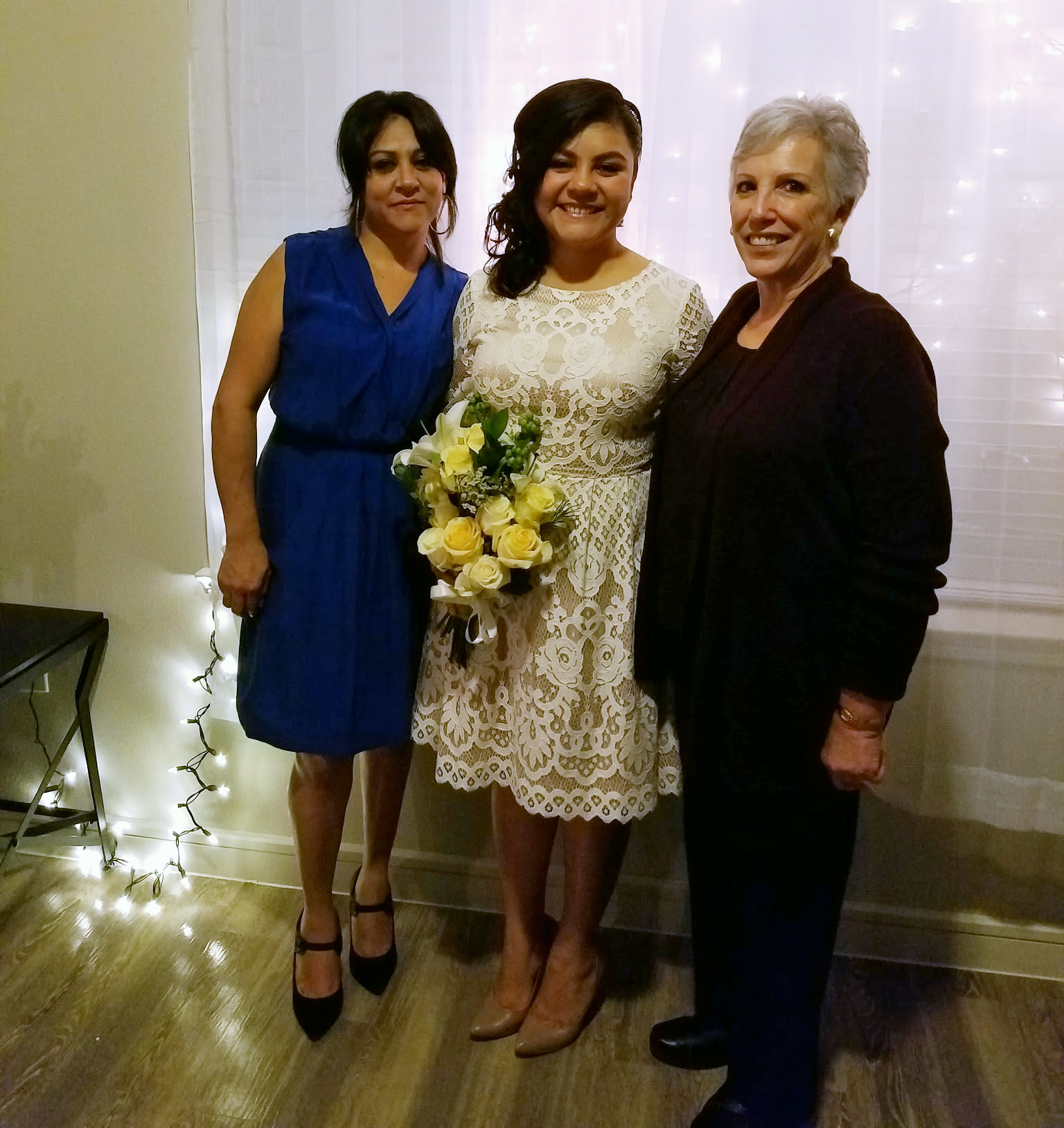 PHOTO: Bride-to-be Myrna Orozco of Katy, Texas is pictured here with her moms.
