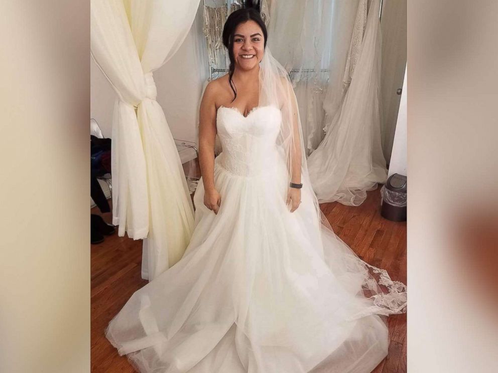 Bride whose dream gown  was destroyed in Hurricane Harvey 