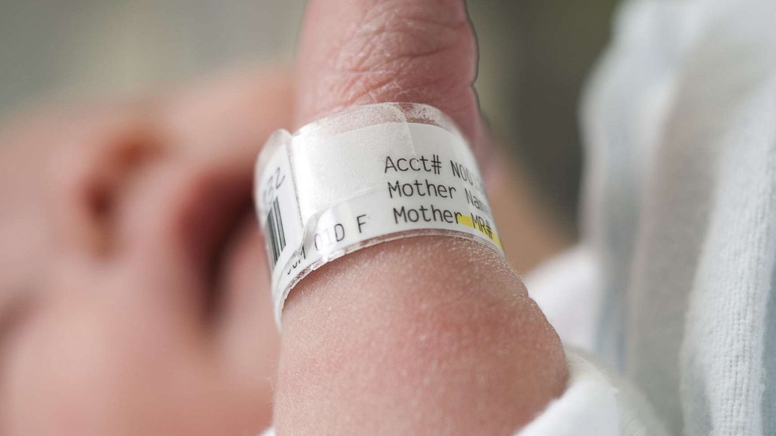 PHOTO: A newborn baby wears a wristband in an undated stock photo.