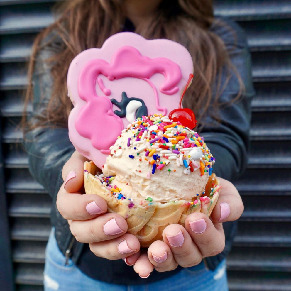PHOTO: The Negroni Pony sundae from Tipsy Scoop ice cream shop in New York City. 