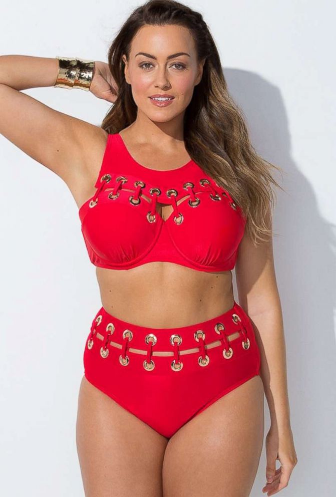 PHOTO: GabiFresh and Swimsuits for All's red volcano underwire bikini is on sale now.