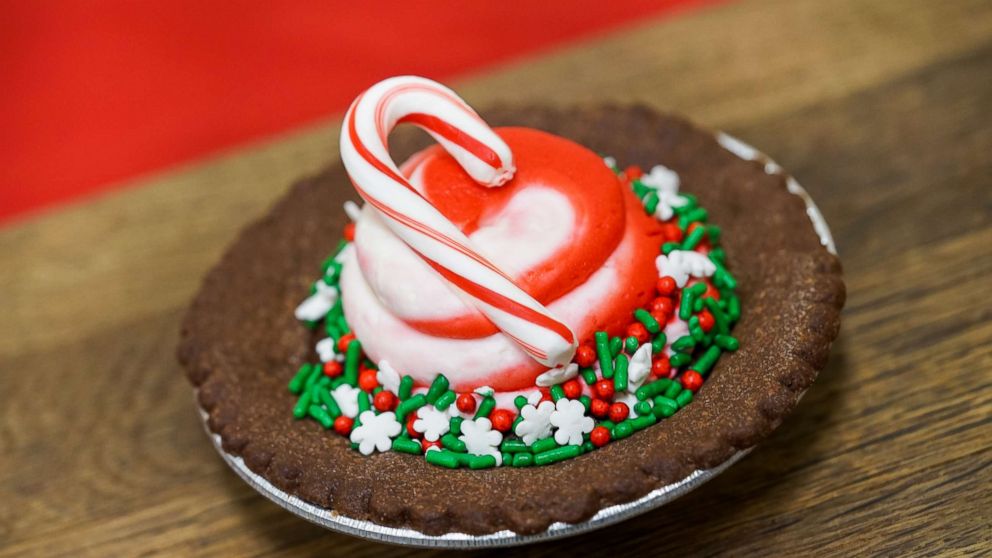 PHOTO: Guests at Disneyland Resort can enjoy a Chocolate Peppermint Pie, one of the resort's holiday treats.