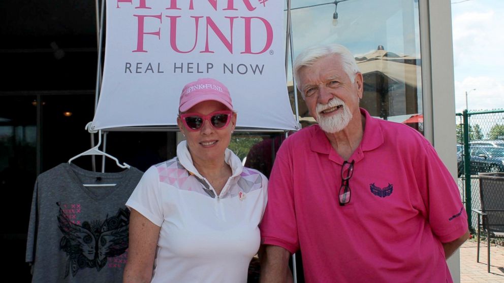 The Pink Fund founder Molly MacDonald with her husband, Thomas Pettit.