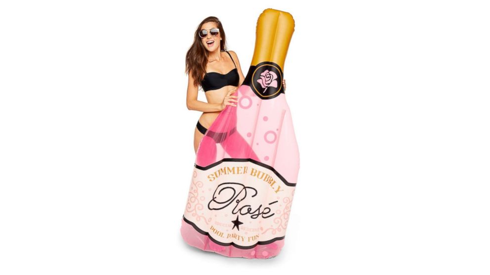 PHOTO: A rose bottle pool float is for sale on Target.com for just over $23. 