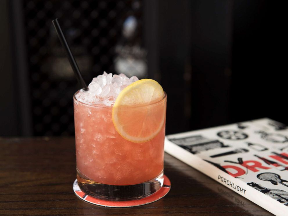 PHOTO: Nick Bennett, the head bartender at Porchlight, a Danny Meyer bar and restaurant in New York City, created the Napoleon Smash, a refreshing drink with black tea, lemon juice, simple syrup, grenadine and raspberry vinegar.