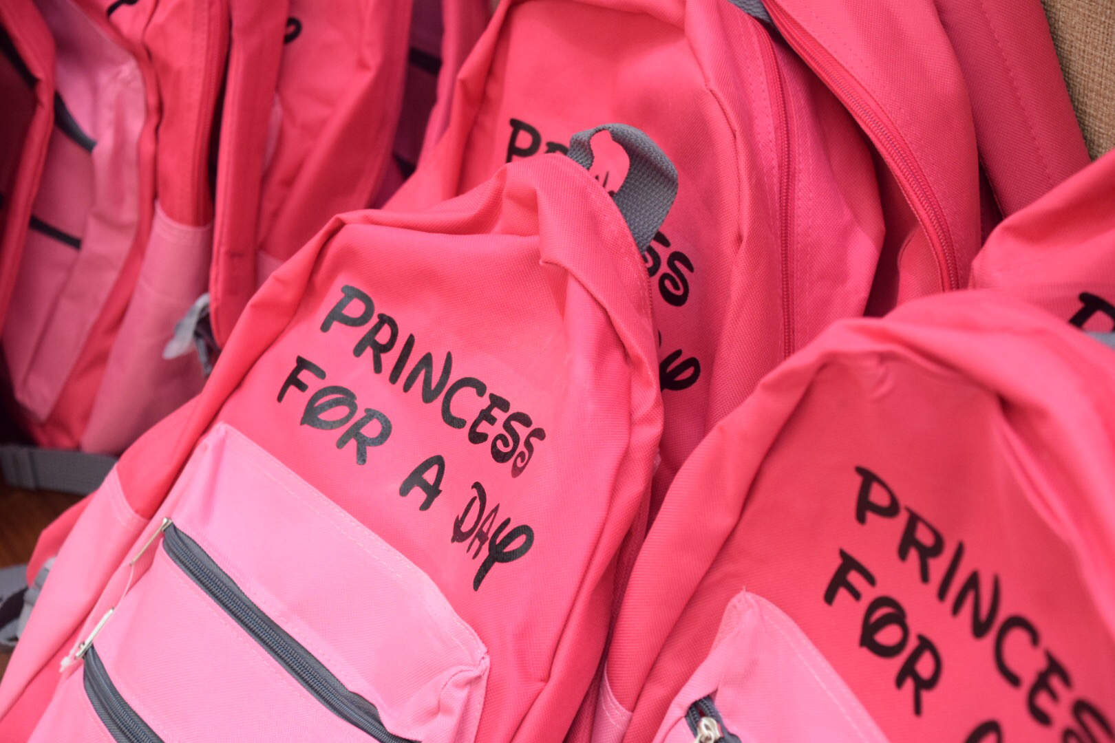 PHOTO: Attendees received park passes and gift bags made by Jordan West, 7, who held multiple fundraisers to pay for 13 girls to attend a full day at Walt Disney World in Orlando, Fla.