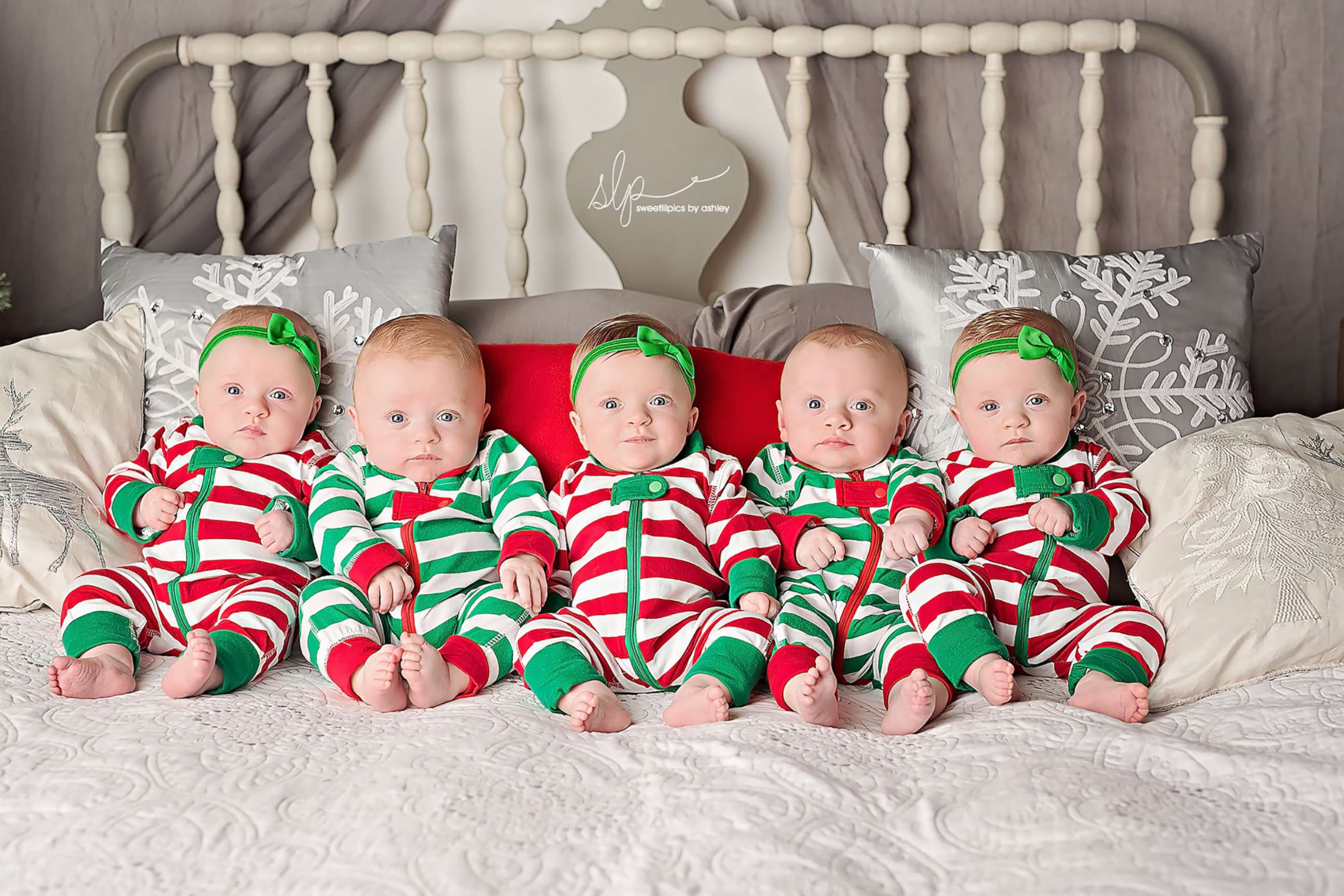 PHOTO: Quintuplets Zoey, Asher, Dakota, Gavin and Hollyn Driskell each weighed less than three pounds at birth.