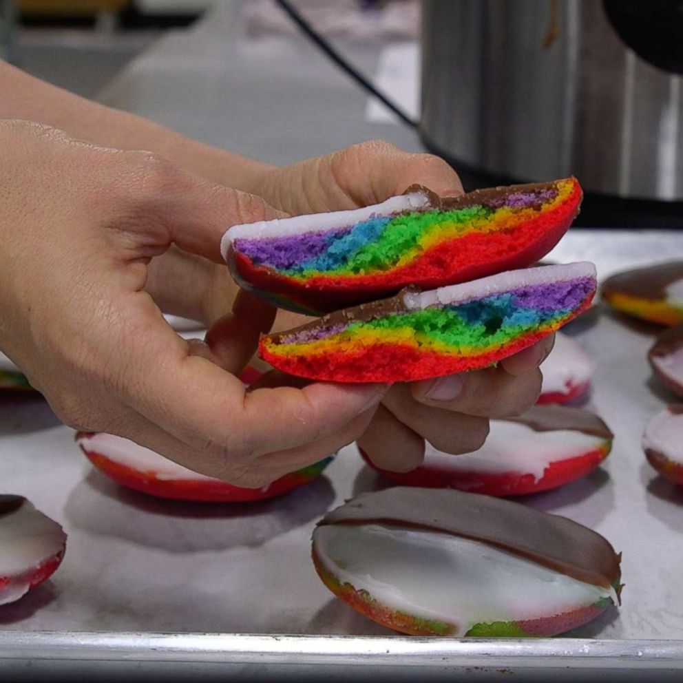 VIDEO: These black and white rainbow cookies are perfect for Pride Month
