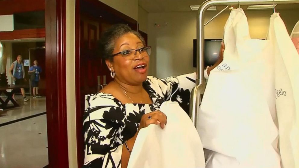 PHOTO: Rose Ellis, of Tulsa, Oklahoma, is helping to reunite Alfred Angelo customers with their wedding gowns.