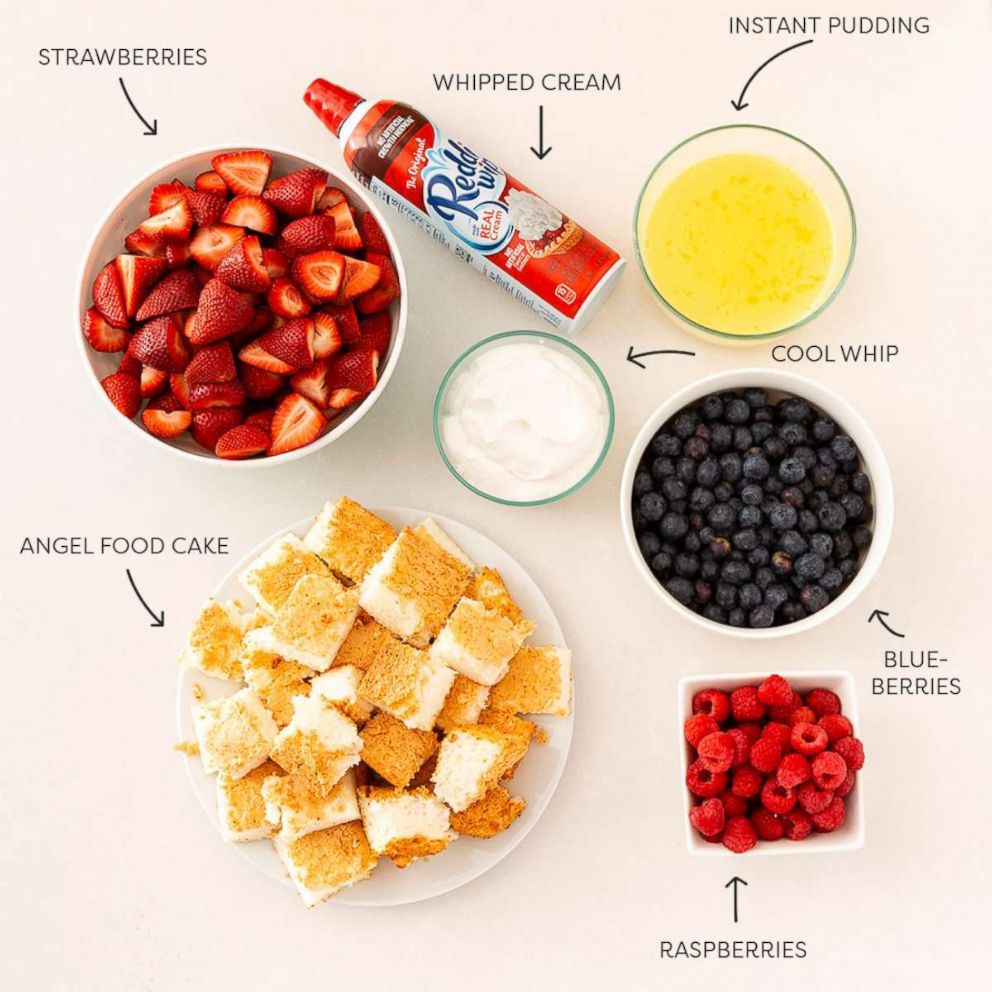 PHOTO: Here are all the ingredients to make a British trifle.