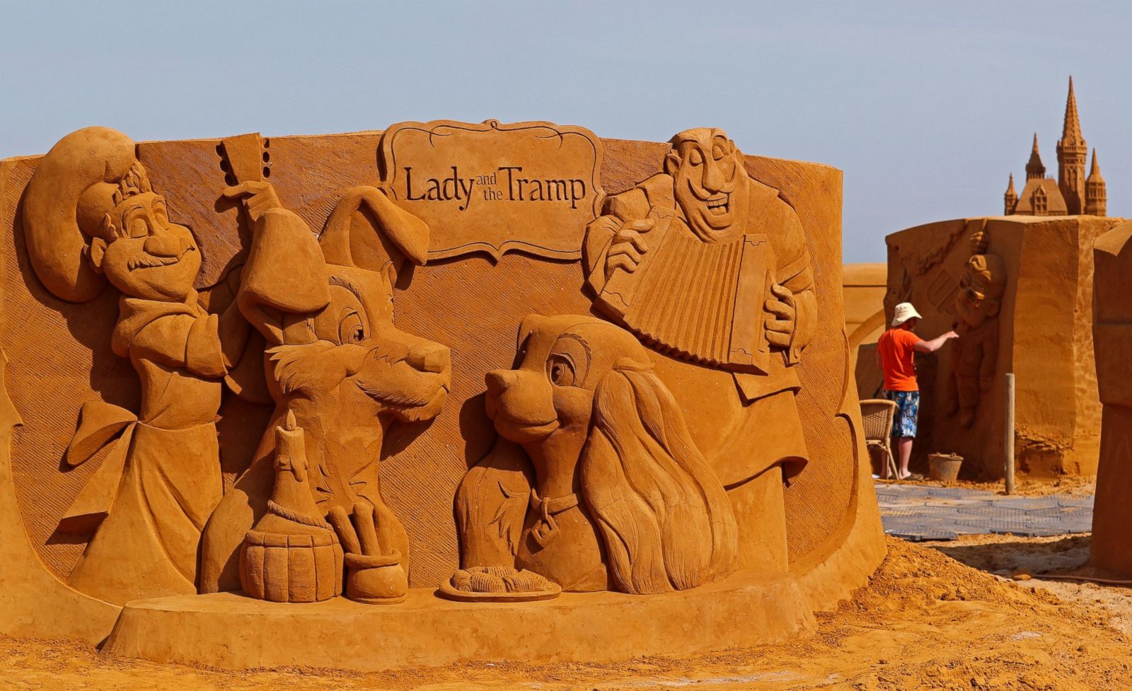 Summer dreams come true: Spectacular Disney sand sculptures Photos ...