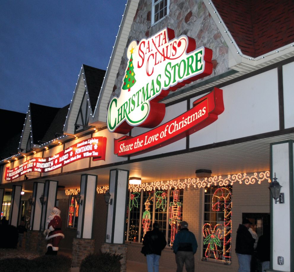 PHOTO: A Christmas store in Santa Claus, Ind., is pictured here.