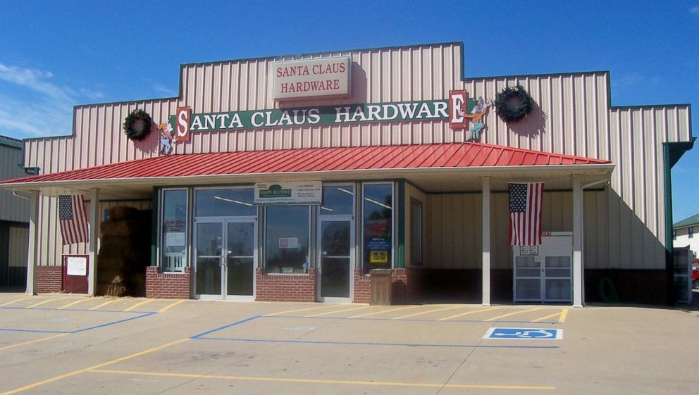 PHOTO: Santa Claus Hardware is one of many stores in Santa Claus, Ind., named after Santa Claus.