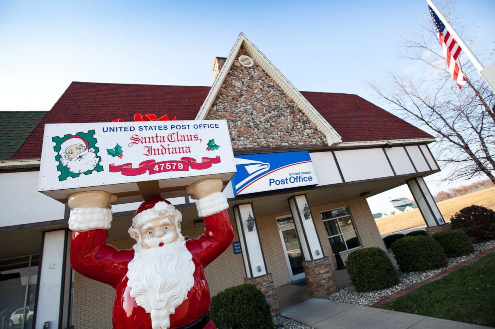 Г санта. Santa Post. Santa Claus, Indiana. Santa Post Office.