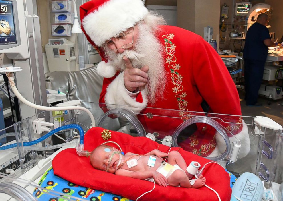 PHOTO: "Santa was fantastic. He was the real deal Santa," said Amy Sparks.