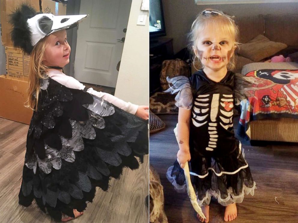 PHOTO: Scarlette Tipton, 3, wears a different Halloween costume each year to incorporate the distinction of her missing limb, which she lost because of a rare cancer.