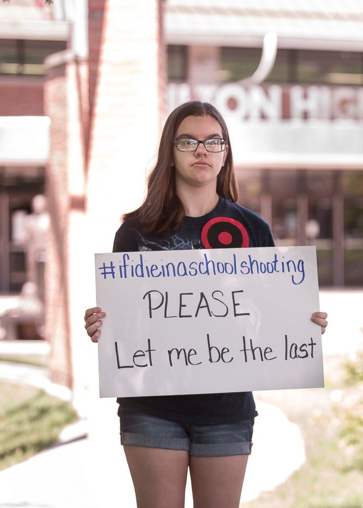 PHOTO: Paint the Sky Photography captured these images inspired by the trending hashtag #IfIDieInASchoolShooting. 
