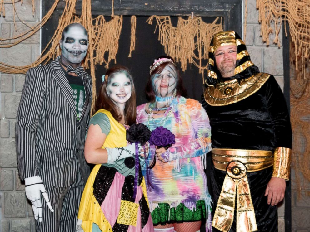 PHOTO: Shelby Waid-Johnson’s mom and stepdad wed at Fright Fest 15 years ago, and renewed their vows on Friday the 13th.