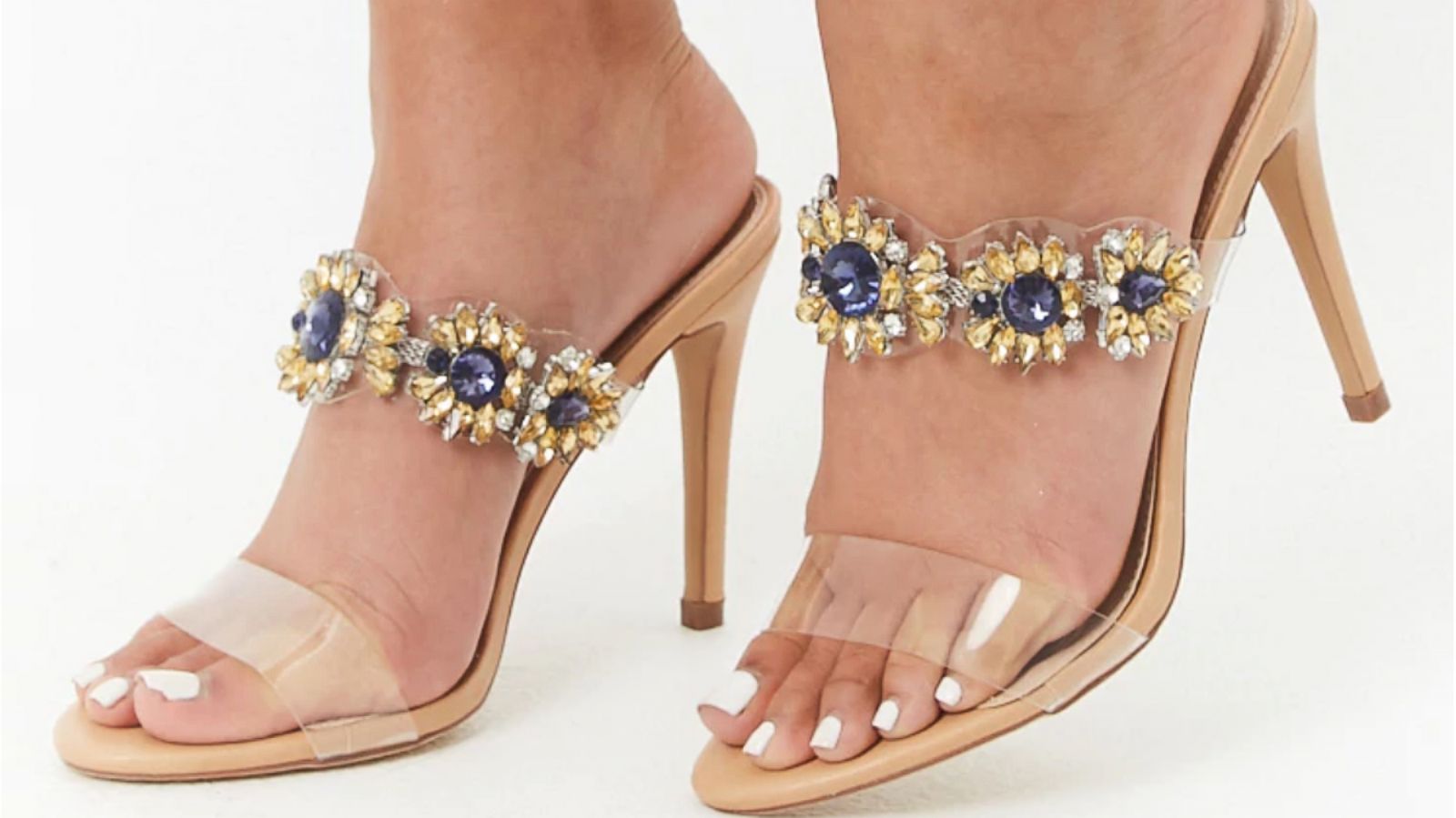 PHOTO: Priyanka Chopra was seen rocking clear shoes at the royal wedding of Meghan Markle and Prince Harry. This pair is available on Forever21.com.