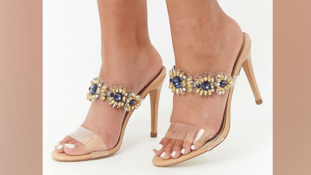 Priyanka Chopra was seen rocking clear shoes at the royal wedding of Meghan Markle and Prince Harry. This pair is available on Forever21.com.