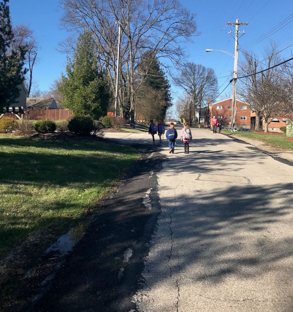 PHOTO: On April 9, 2018 Madelyn Gerker, 9, will be leading city engineers on a walk to her school so they can see for themselves the importance for a sidewalk to be built in her hometown.