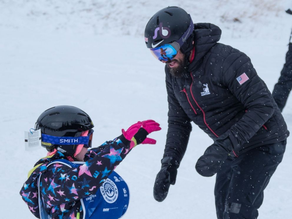 PHOTO: Lilly Biagini said she felt free while snowboarding with Keith Gabel, a U.S. Paralympian.