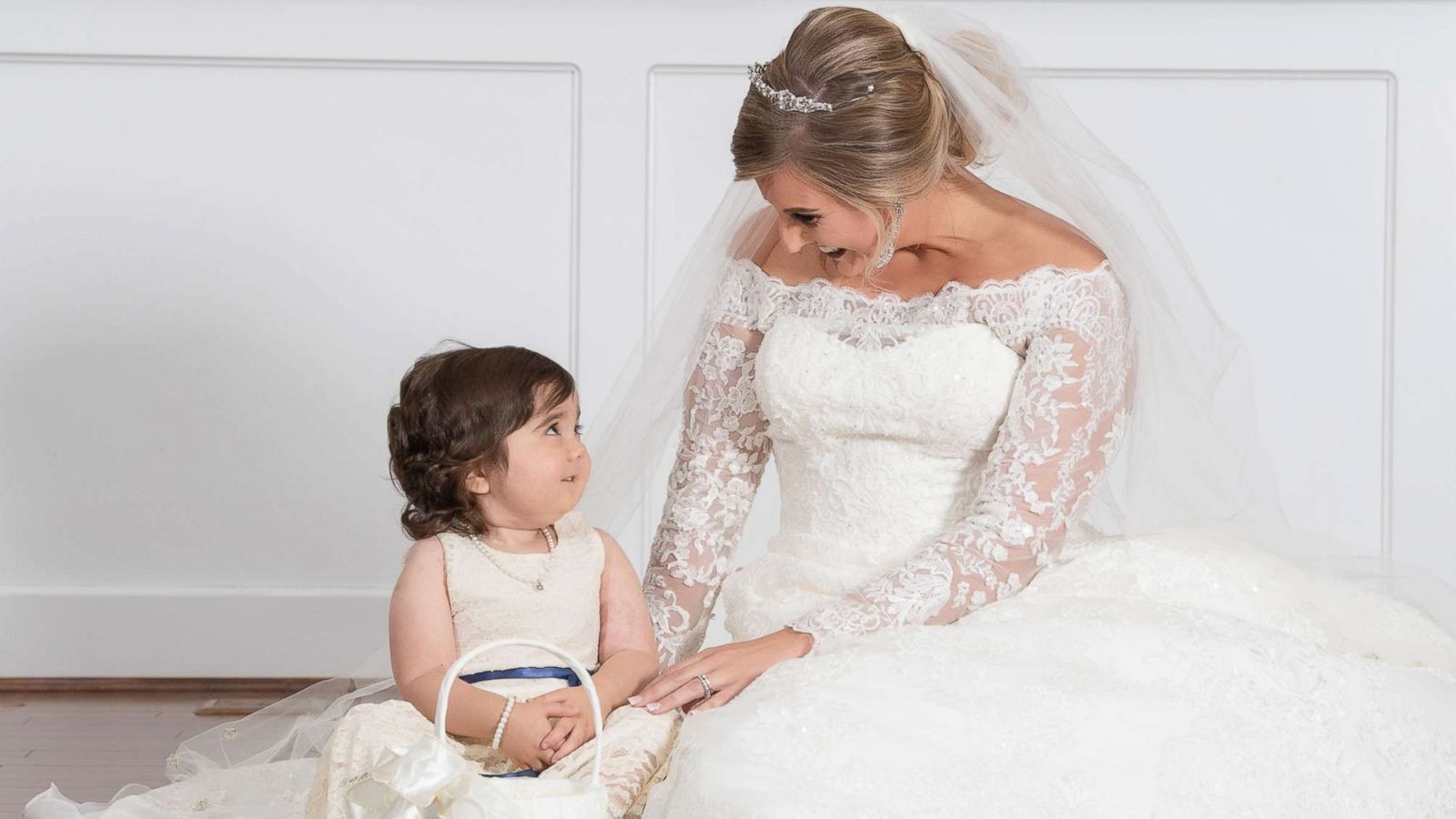 PHOTO: Skye Savren-McCormick, 3, served as the flower girl for bride Hayden Hatfield Ryals. Ryals, 26, was also Skye's bone marrow donor.