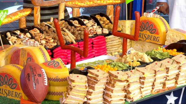 How To Make A DIY Super Bowl Snack Stadium - Good Morning America