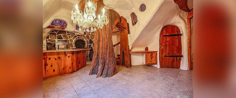 PHOTO: The kitchen inside the Olalla, Wash., home inspired by the cottage in "Snow White." It's now on sale for $775,000.