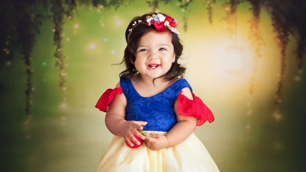 PHOTO: These babies who were photographed as newborn Disney princesses have reunited for a first-birthday cake smash.