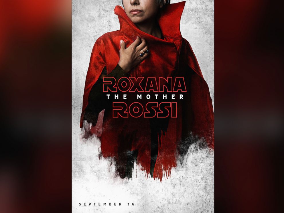 PHOTO: Roxana The Mother Rossi poses for her Star Wars-themed movie poster.