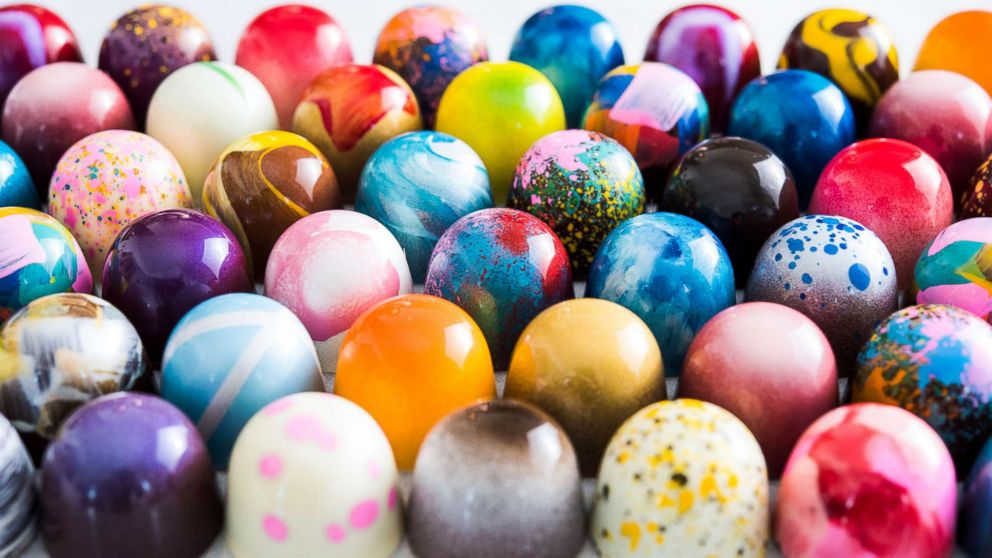 PHOTO: Stick With Me Sweets, a boutique chocolate shop in New York City, specializes in chocolate bon bons that are hand-painted.