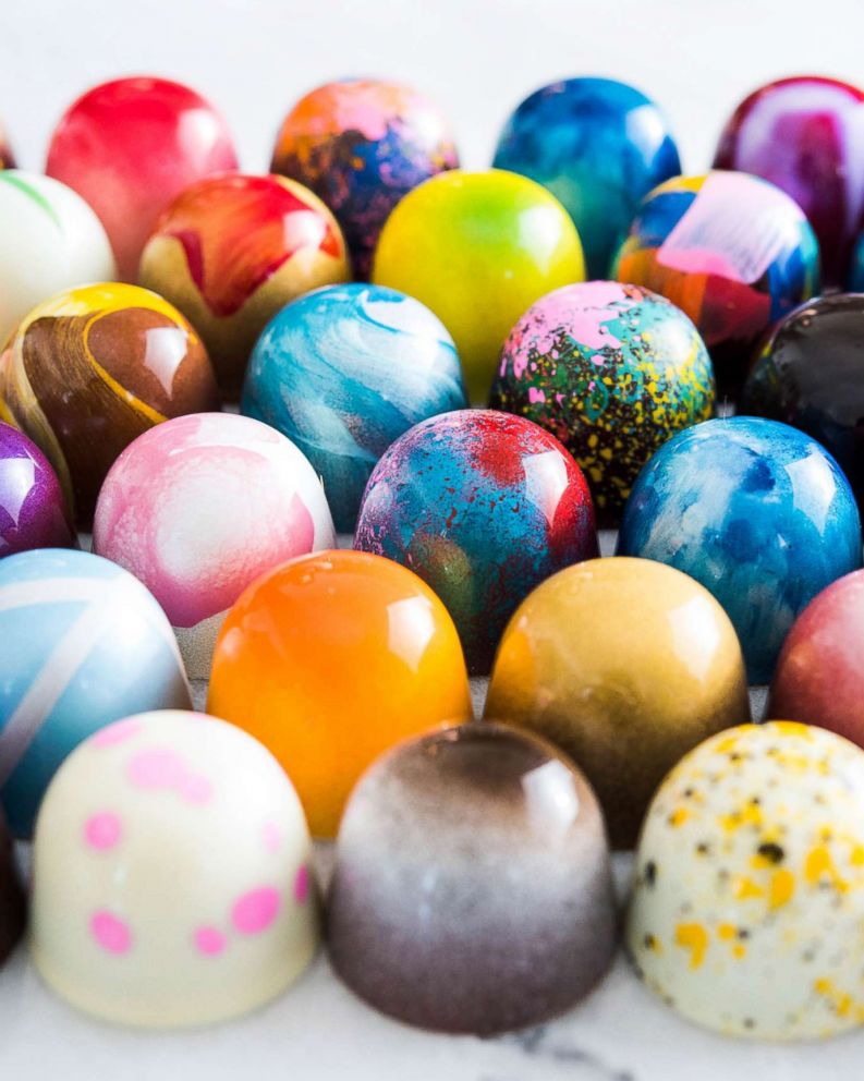 PHOTO: Stick With Me Sweets, a boutique chocolate shop in New York City, specializes in chocolate bon bons that are hand-painted.