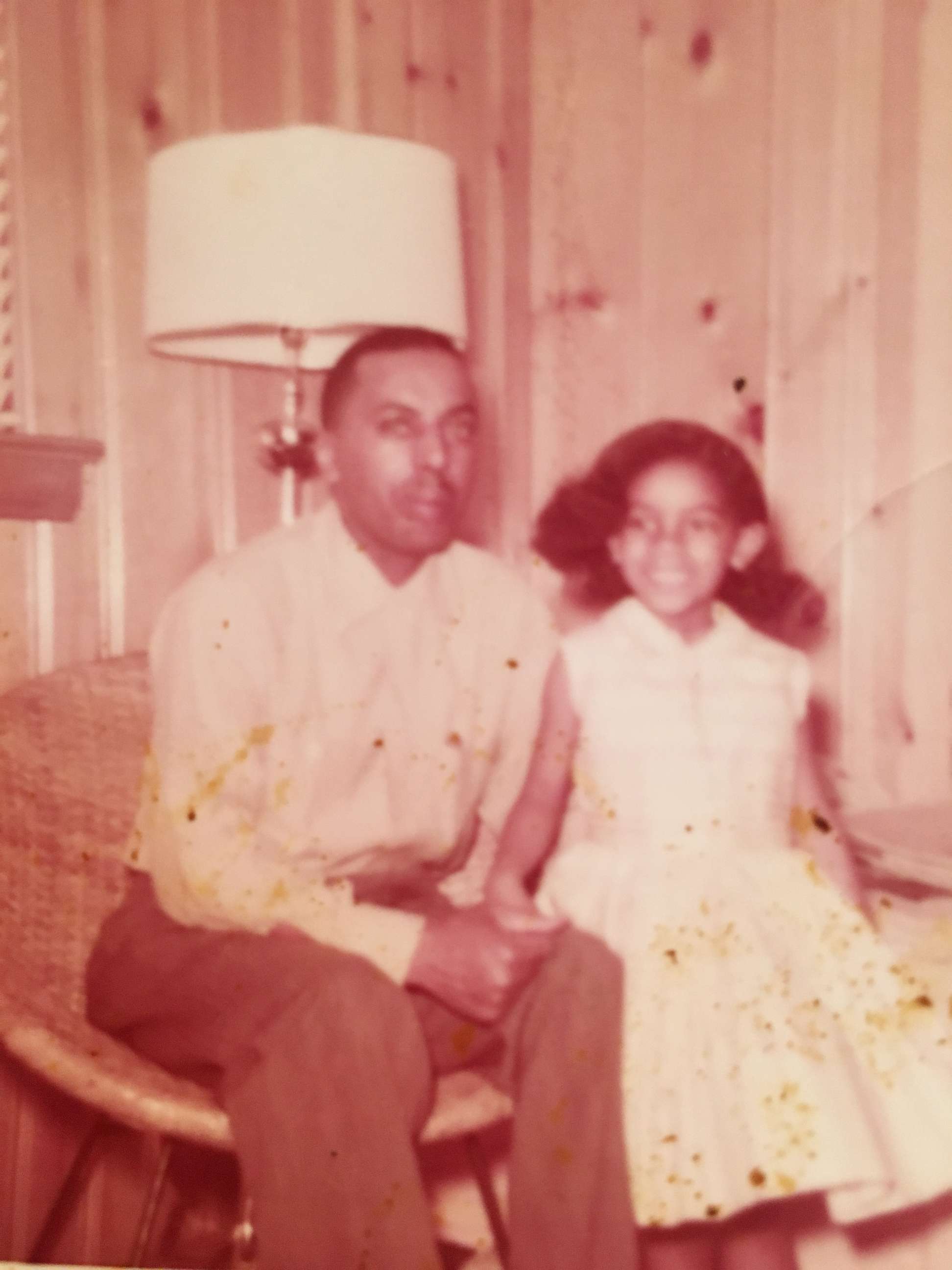 PHOTO: A throwback photo of Jacqueline Sumner with her late father, William Robinson.