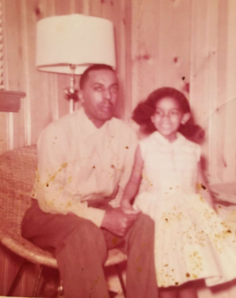 PHOTO: A throwback photo of Jacqueline Sumner with her late father, William Robinson.