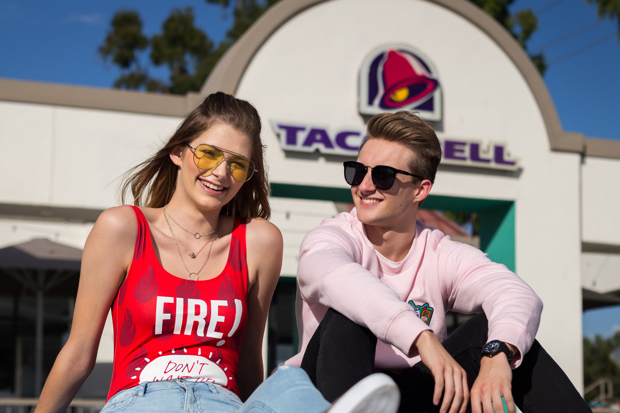 PHOTO: Forever 21 and Taco Bell's new limited edition clothing line is available in stores and online.