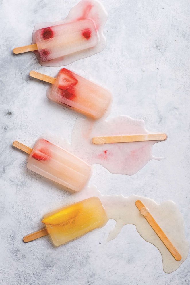PHOTO: Adam Richman's tart fruit pops can be made with a variety of fresh fruit and juice.