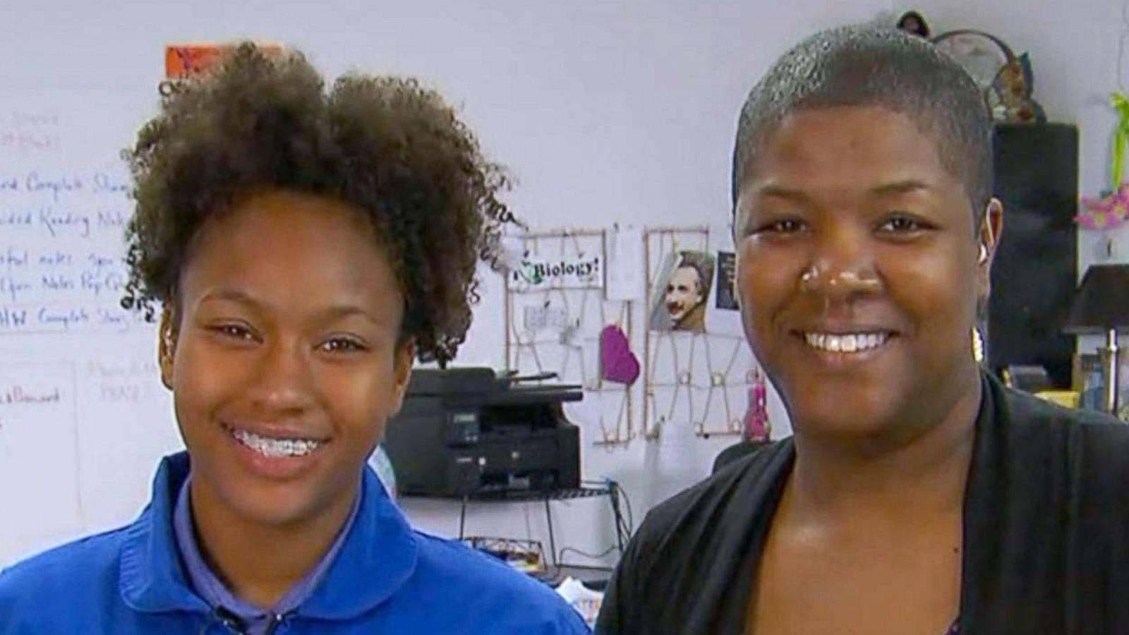 PHOTO: Taylor Richardson and her mother Latonja Richardson speak to "GMA" about "A Wrinkle In Time" fundraiser and how it ties to STEM.