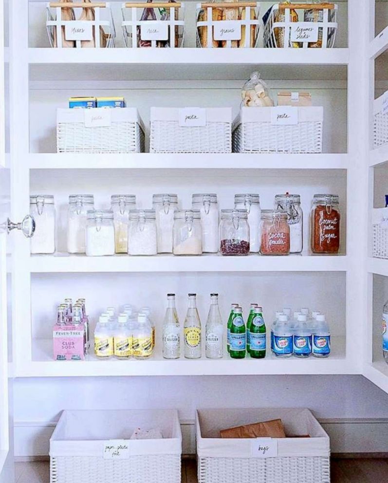 PHOTO: The Home Edit founders organized a pantry in Gwyneth Paltrow's East Hamptons home.