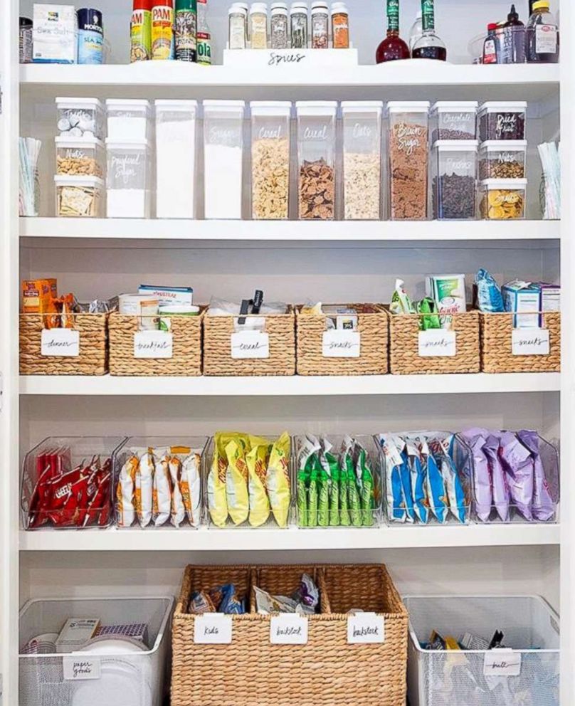 PHOTO: A pantry organized by The Home Edit founders is pictured.