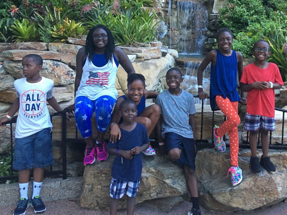 PHOTO: DaShoan and Sofia Olds of Florida, took seven siblings into their home after seeing their story on a local news channel.