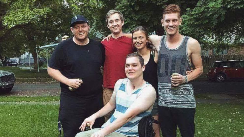 A group of guys from Washington state are searching for a “generic father” to attend their backyard barbecue. 