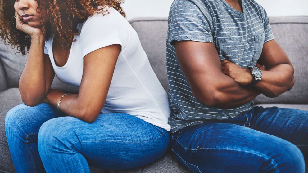 PHOTO: A young couple has relationship problems in this undated file photo.