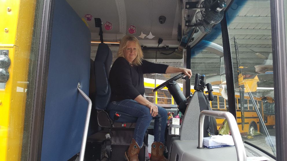 PHOTO: Tracy Dean has been driving the bus at Alpine School District in Utah for 10 years.