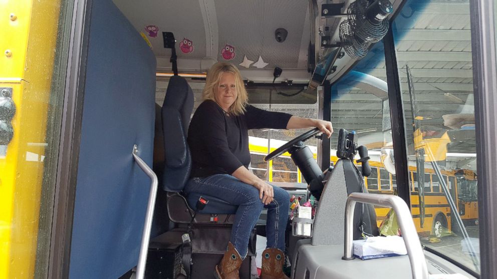 PHOTO: Tracy Dean has been driving the bus at Alpine School District in Utah for 10 years.