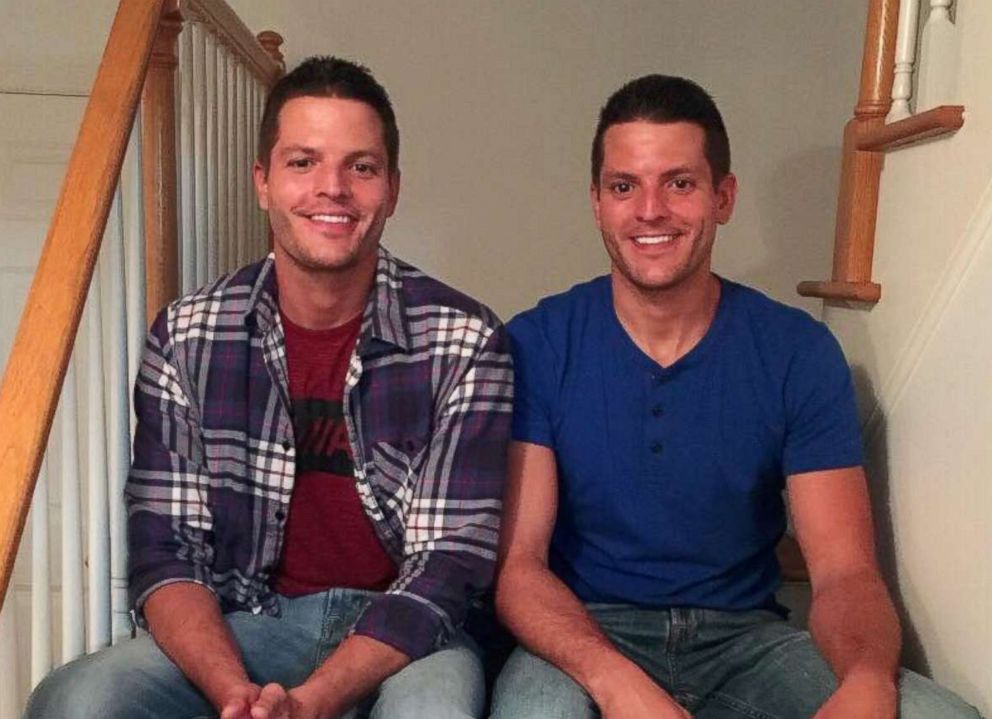PHOTO: Twins Josh and Jeremy Salyers pose for a photo.