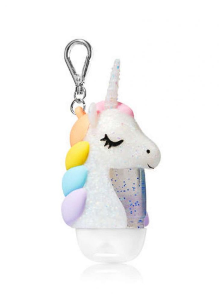 PHOTO: Sparkly Unicorn pocket antibacterial holder from Bath & Body Works.