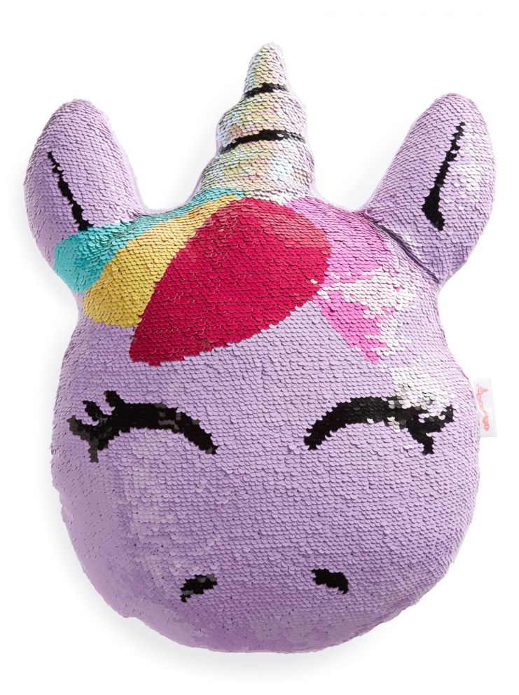 PHOTO: Unicorn Reversible Sequin Pillow