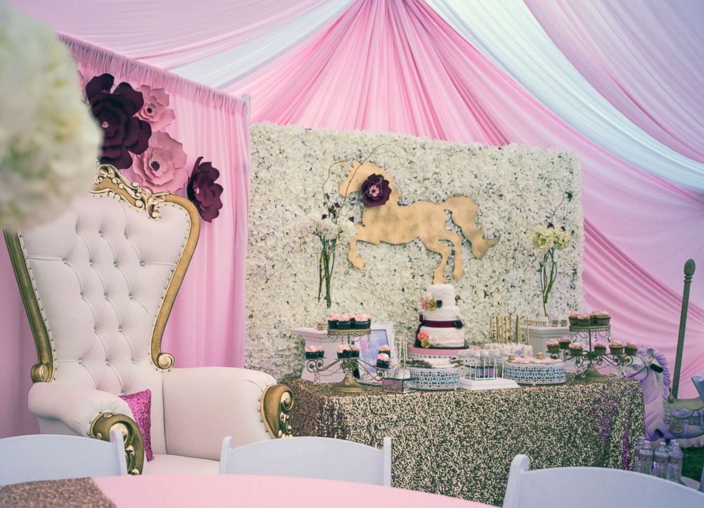 PHOTO: This unicorn baby shower was planned by Lesly Marquez of Glam Spot Events, in Santa Ana, Calif.